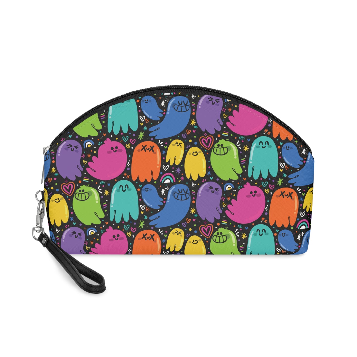 Rainbow Ghosts Makeup Bag