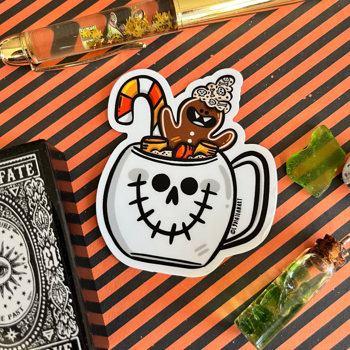 Spooky Nog Vinyl Sticker