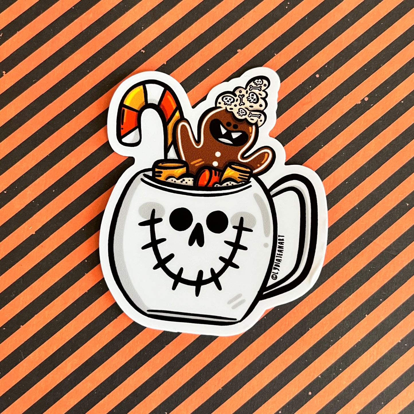 Spooky Nog Vinyl Sticker