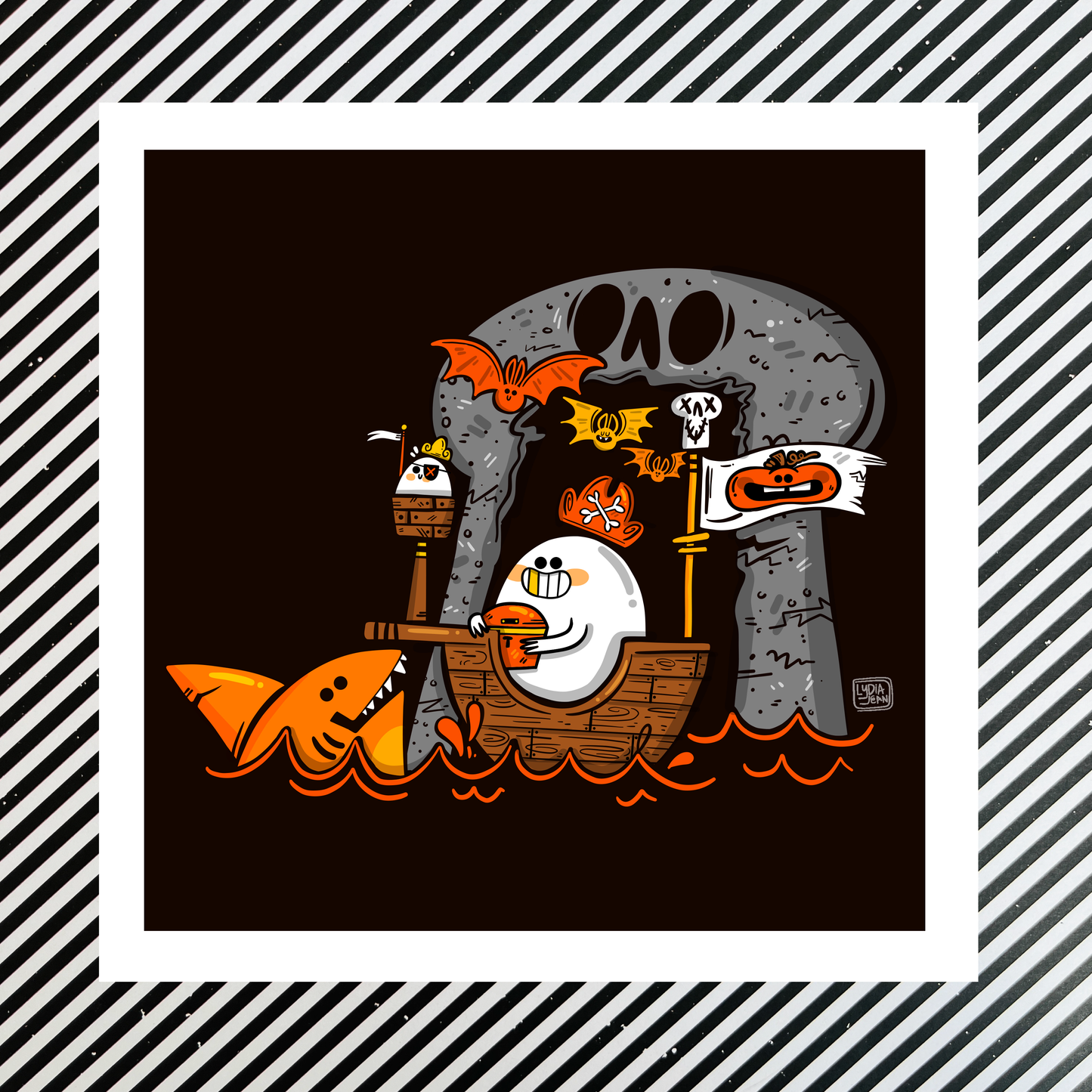 Haunted Pirate Cove Art Print