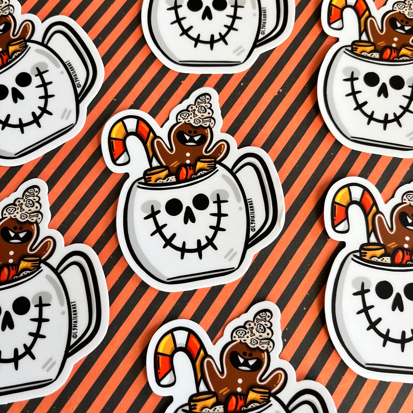 Spooky Nog Vinyl Sticker