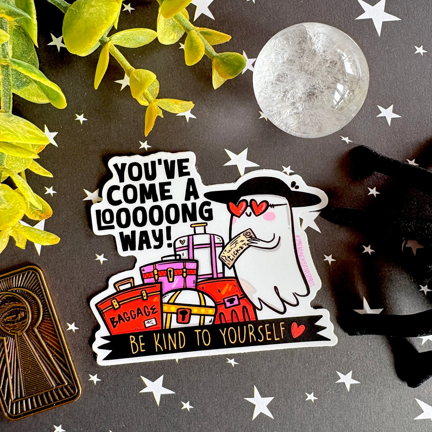 Ghost Vinyl Sticker - You've Come A Long Way