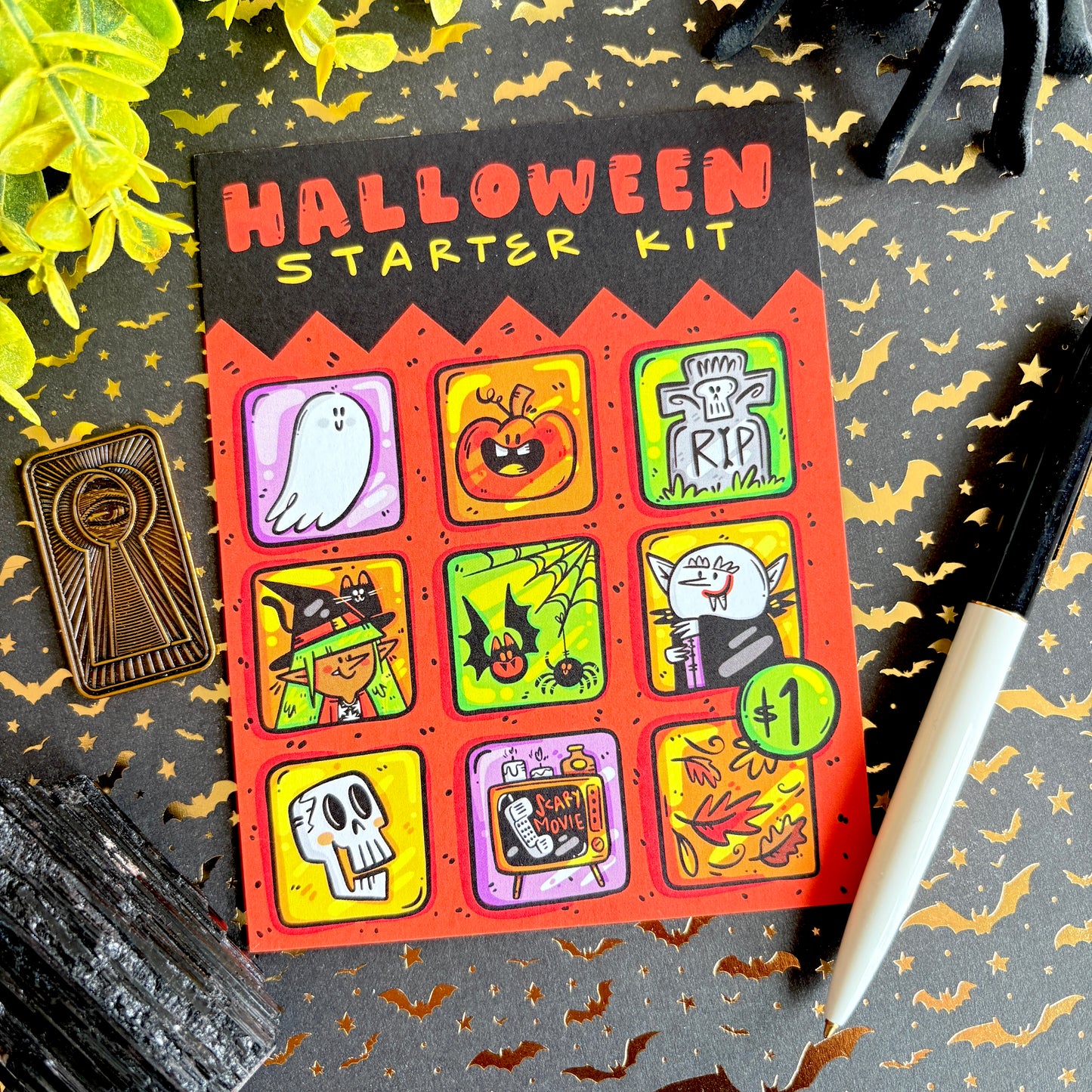 Halloween Starter Kit Postcard Set
