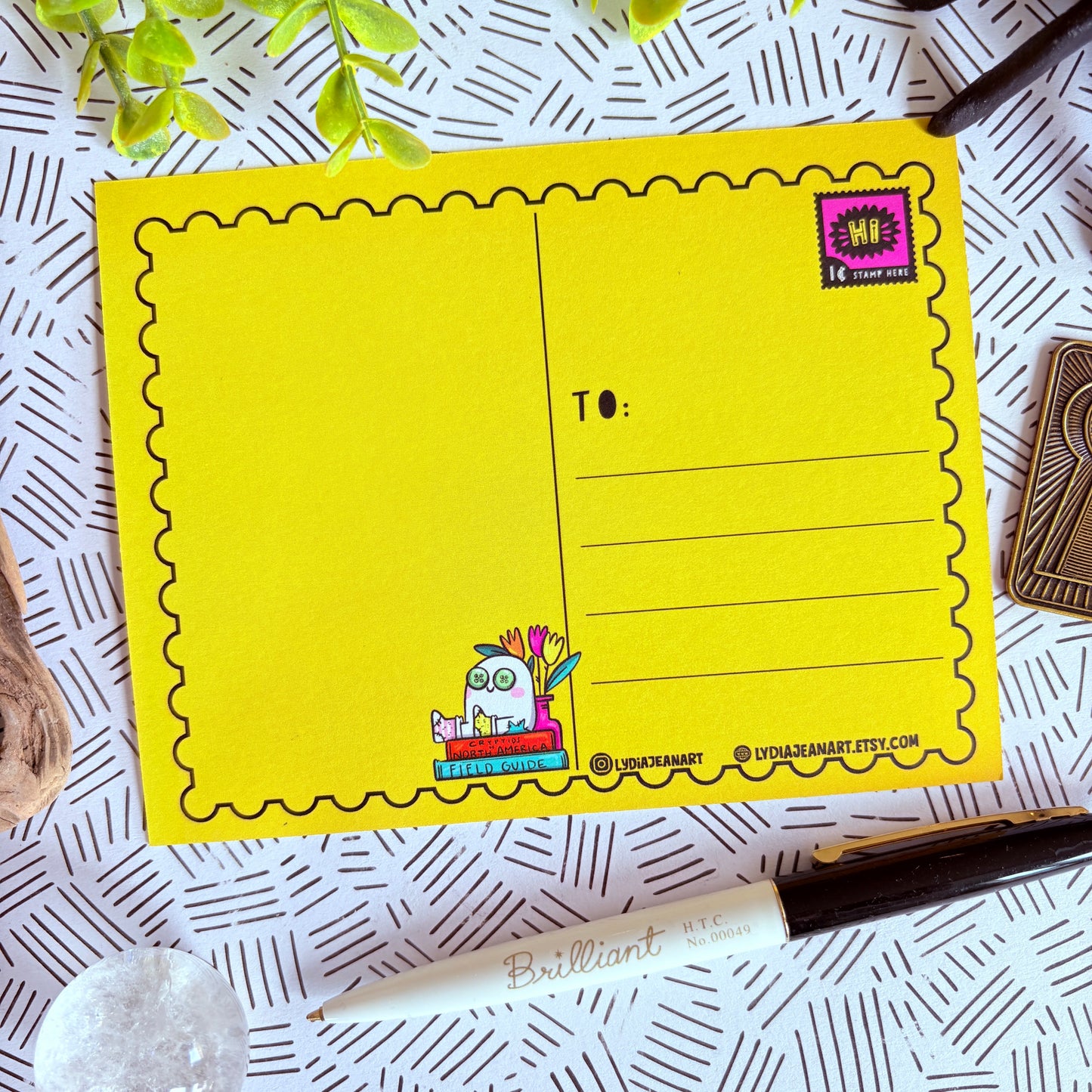 Plush Cryptids Postcard Set