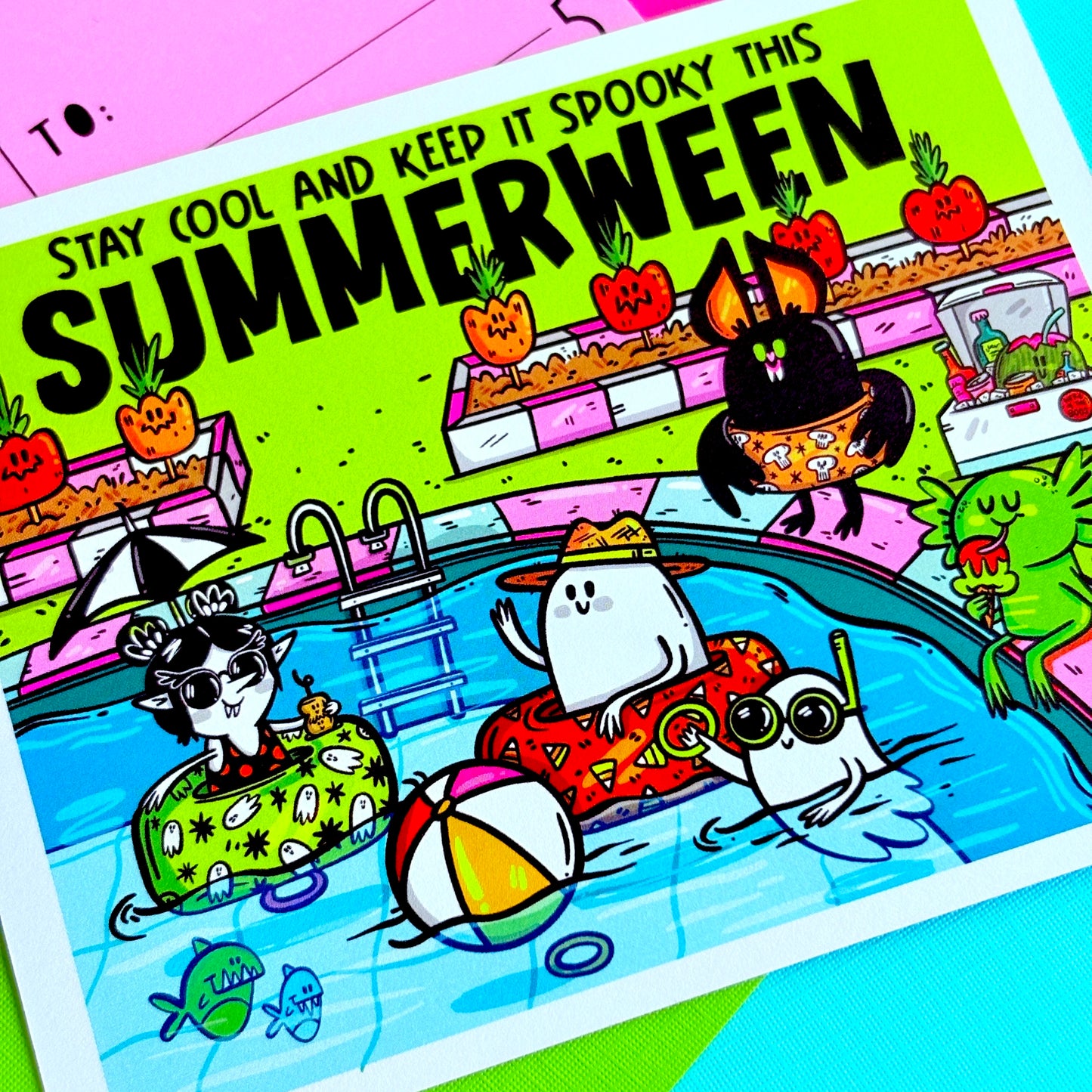 Summerween Postcard Set