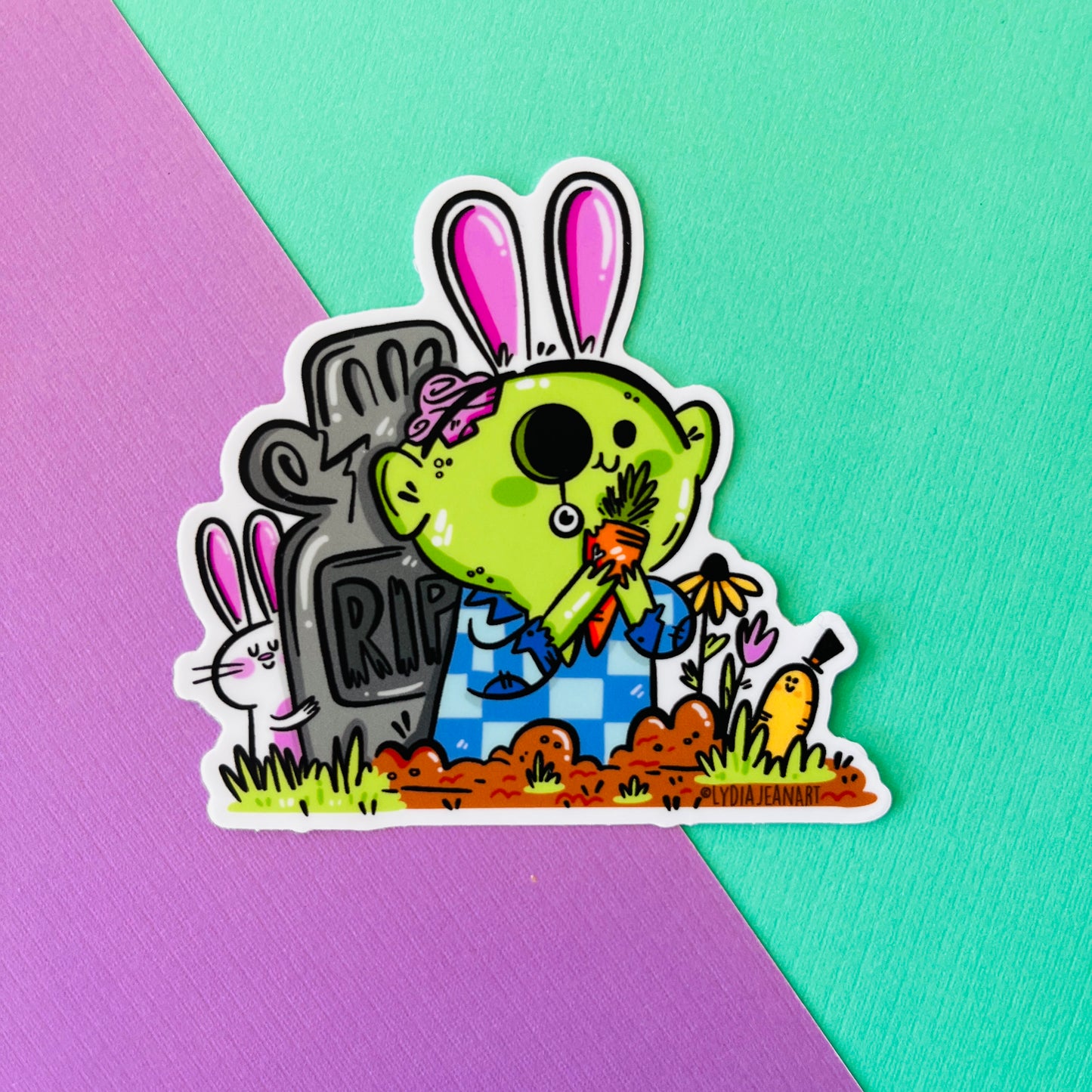 Spring O Ween Zombie Sticker