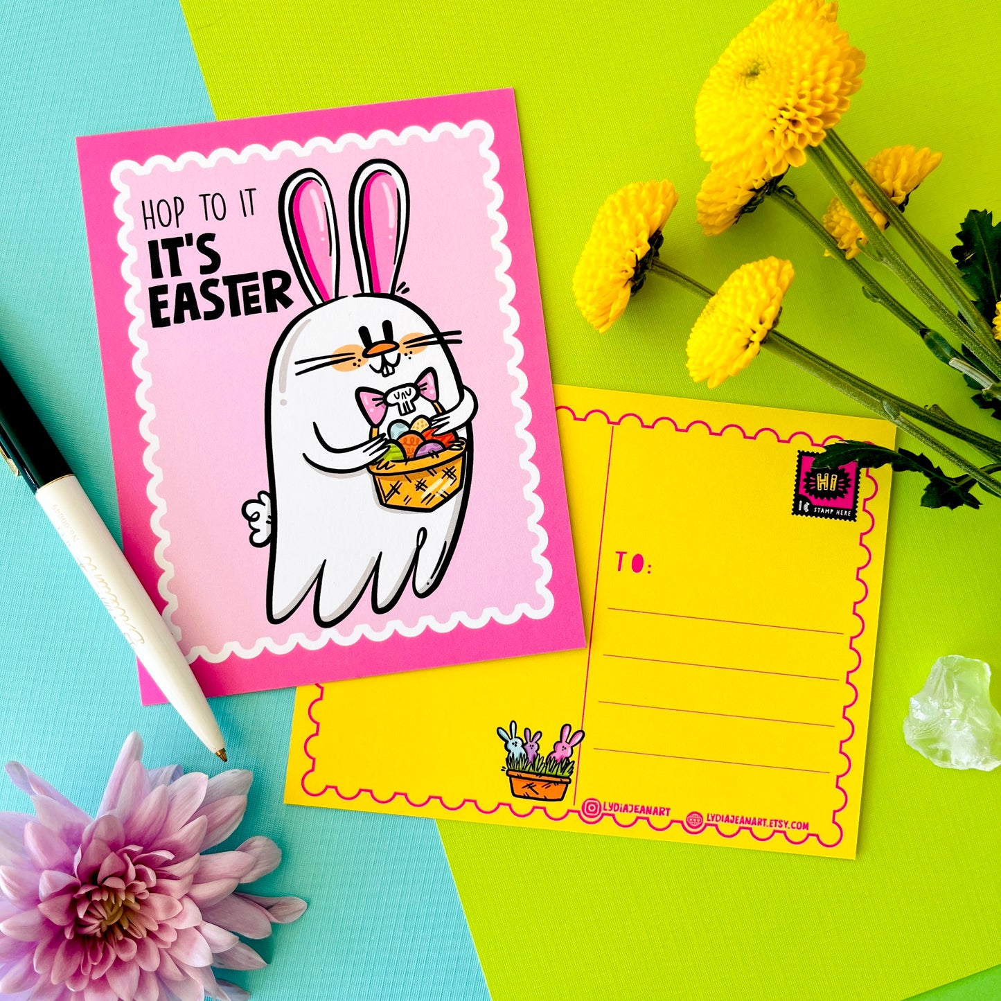 SpringOween Postcard Set