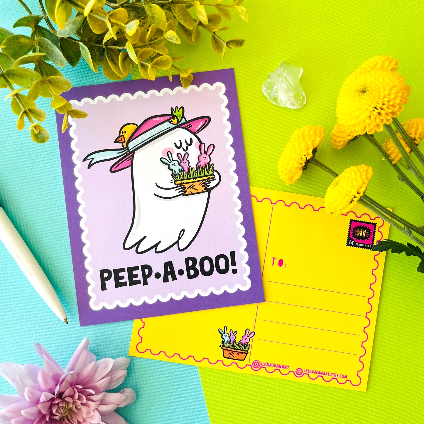 SpringOween Postcard Set