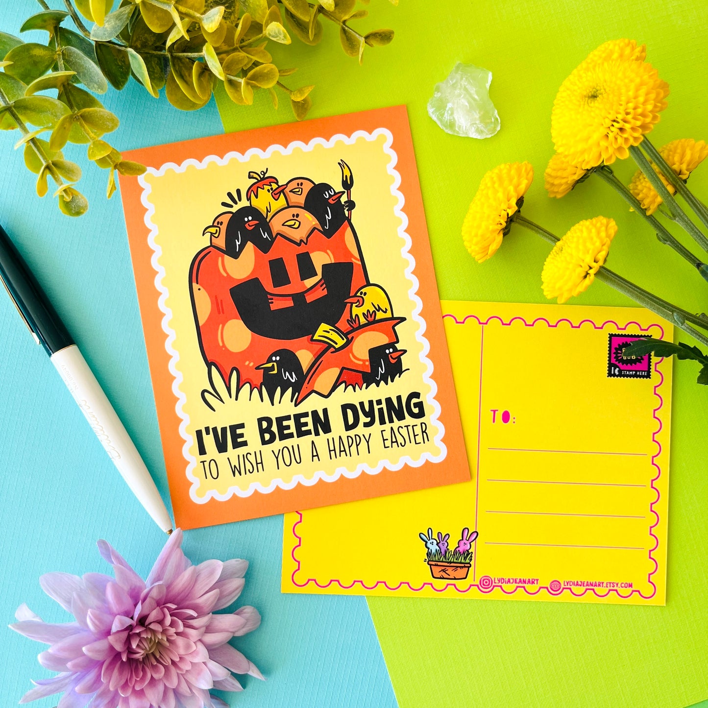 SpringOween Postcard Set