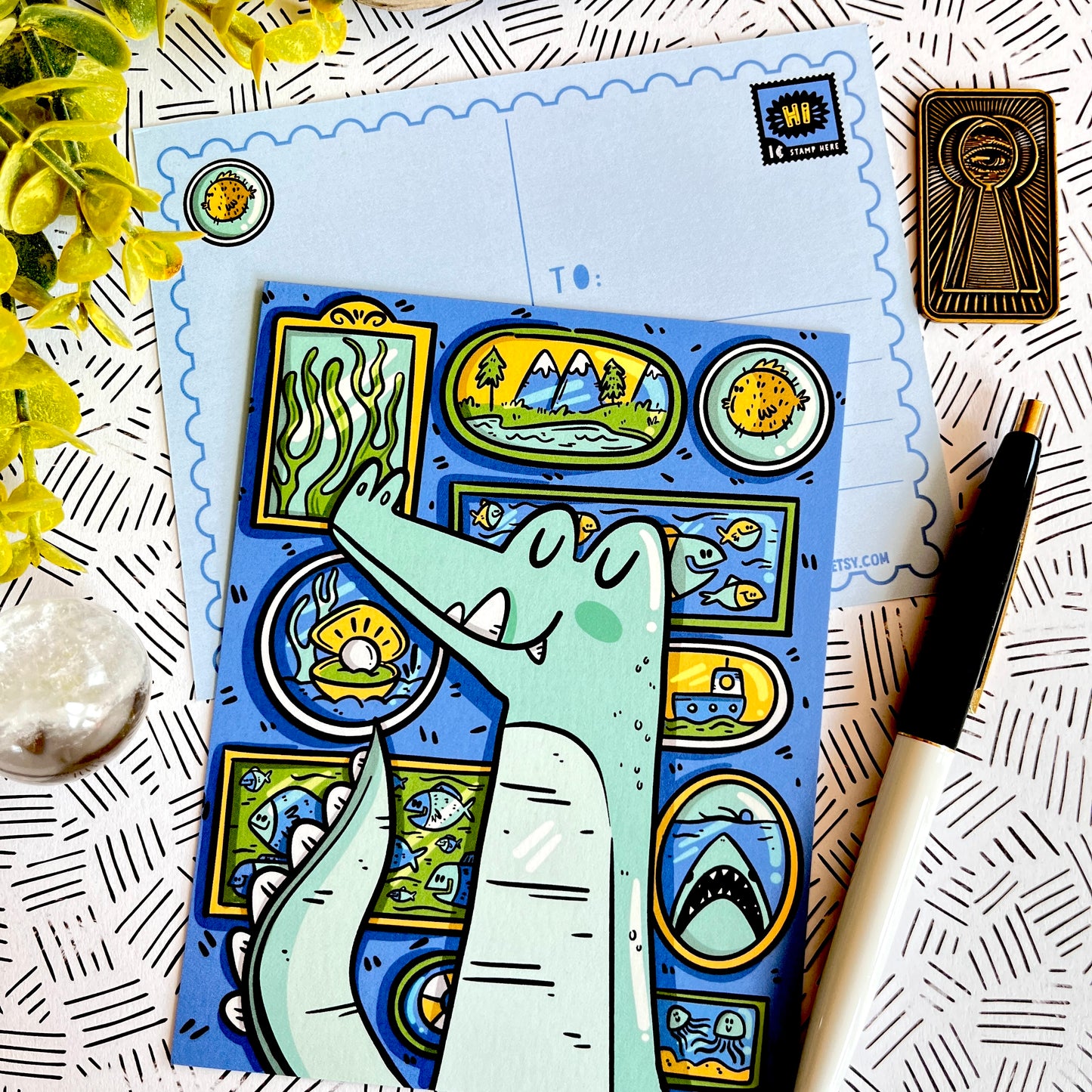 Cryptid Portraits Postcard Set