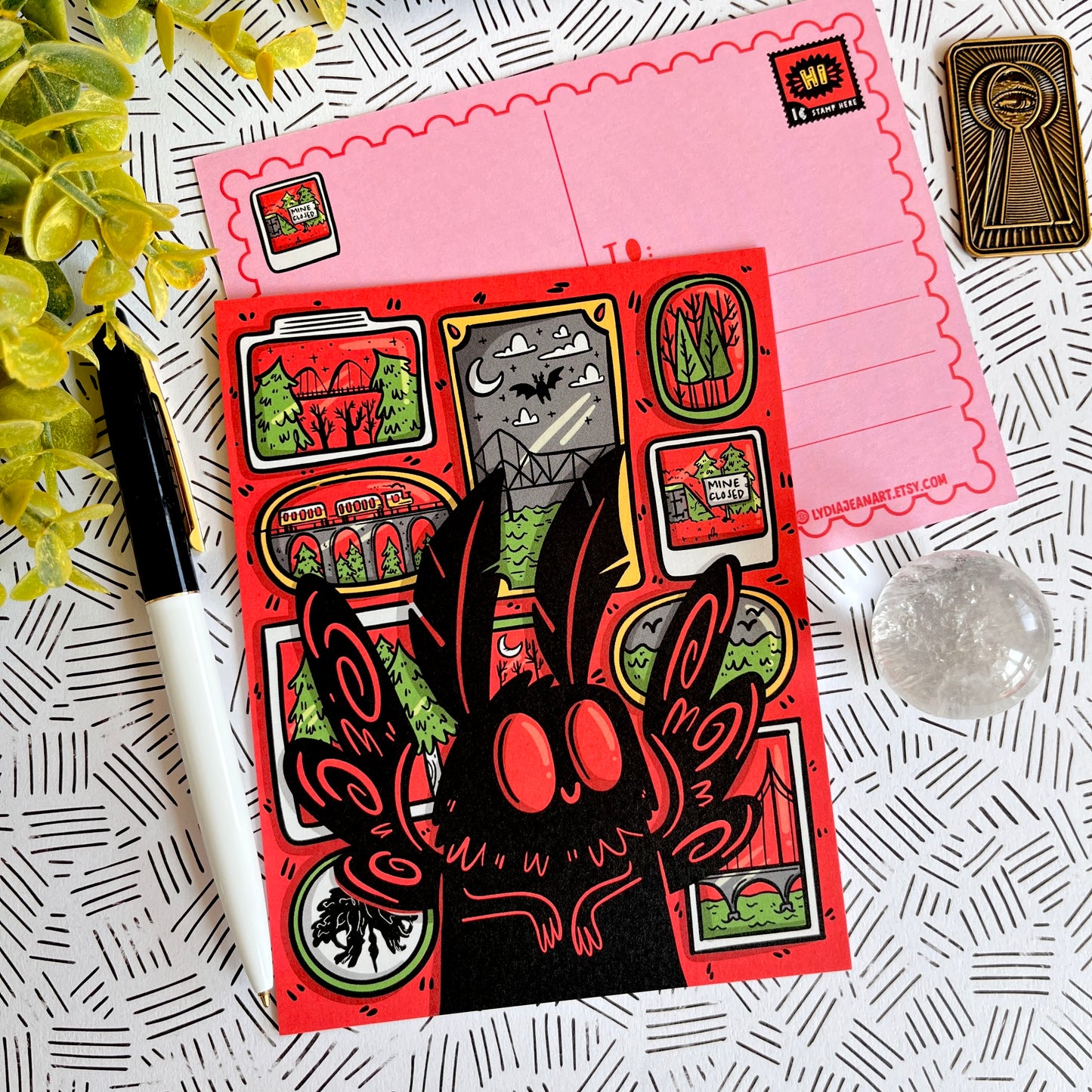 Cryptid Portraits Postcard Set