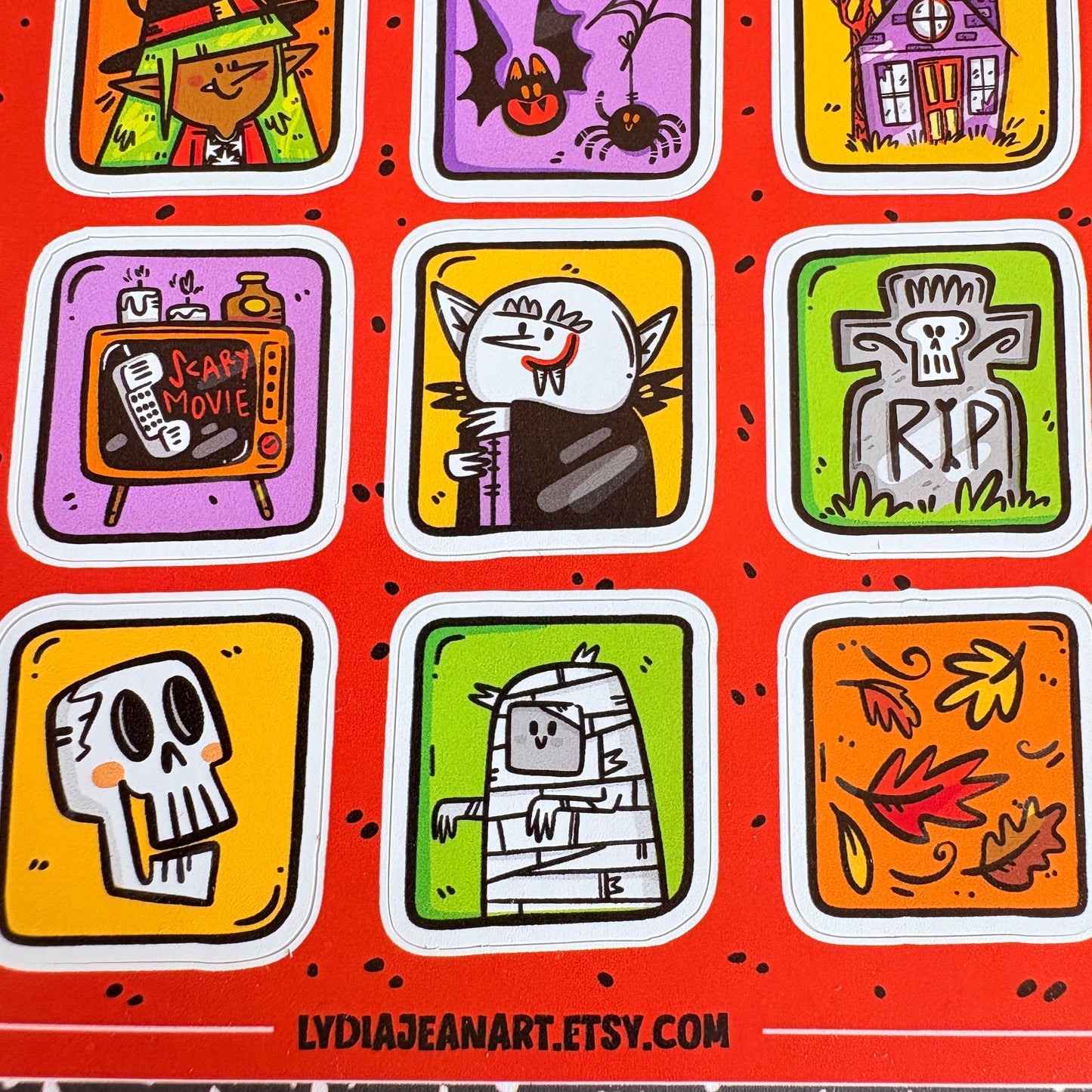 Halloween Starter Kit Sticker Sheet