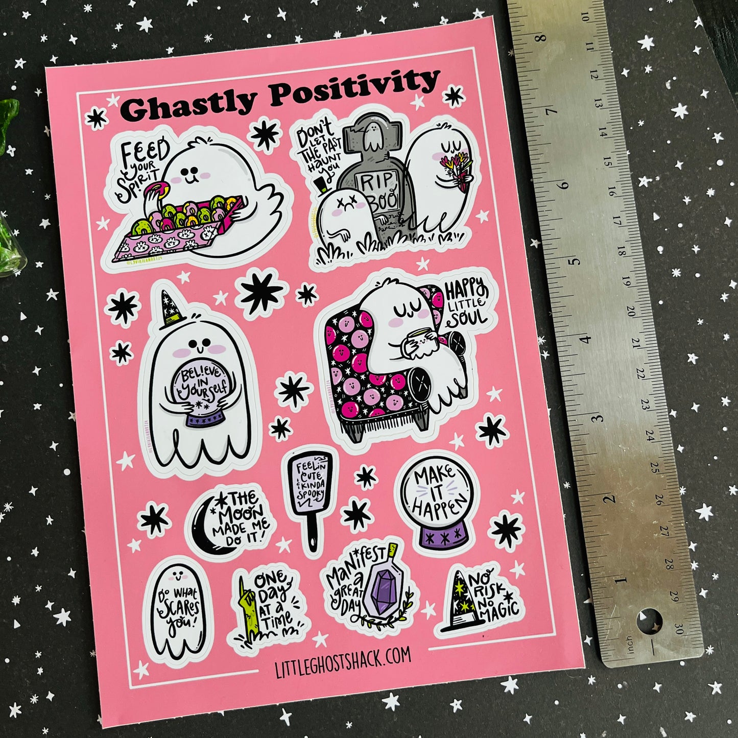 Jumbo Ghastly Positivity Sticker Sheet