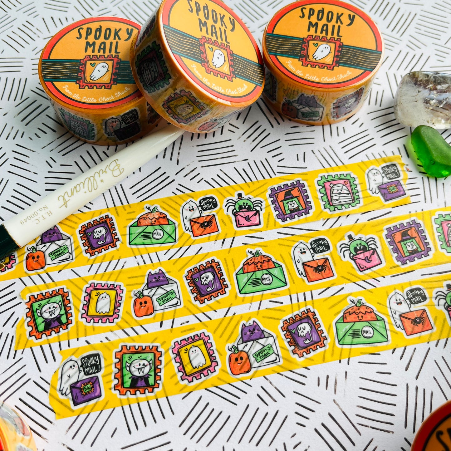 Spooky Mail Washi Tape