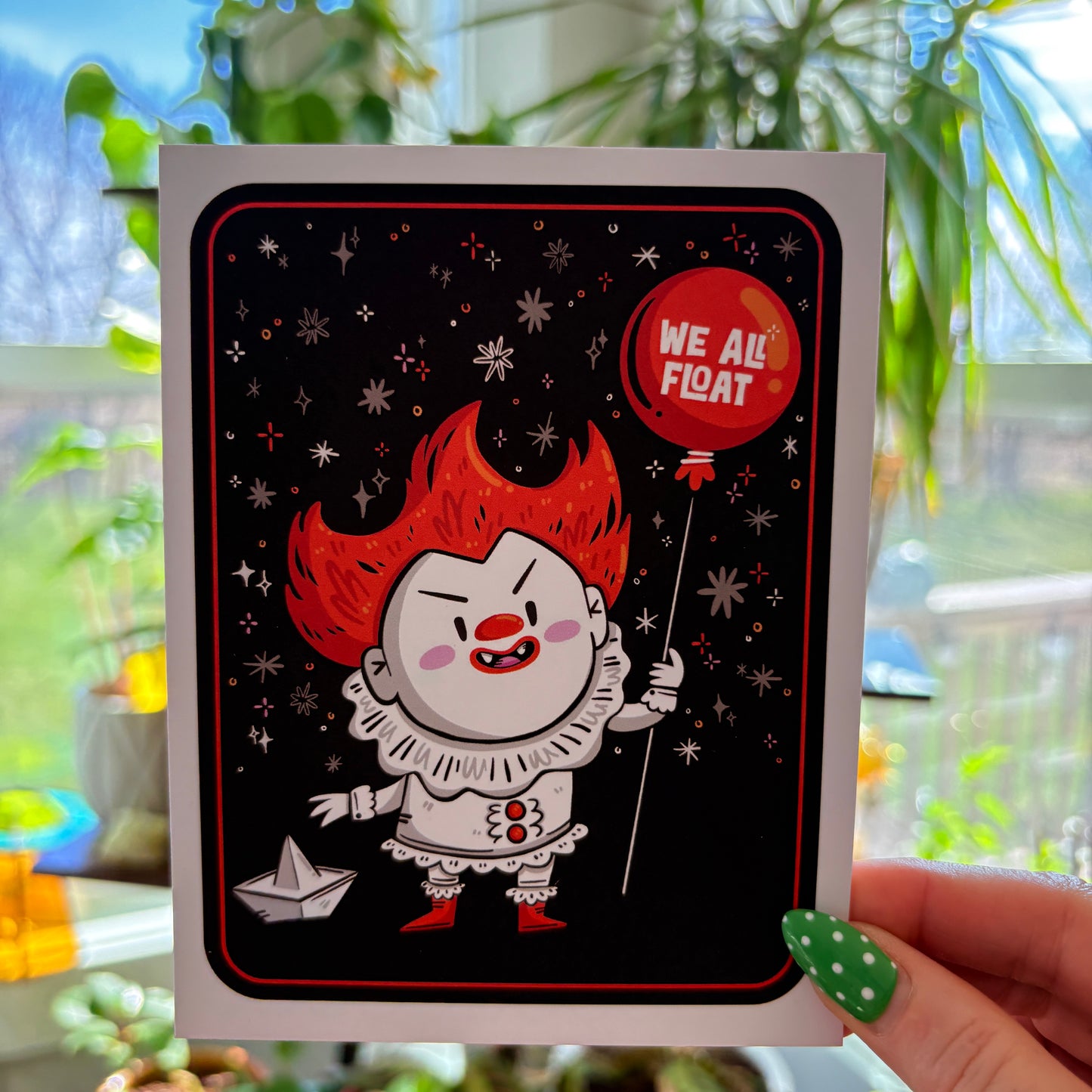 Derry Clown Postcard Set