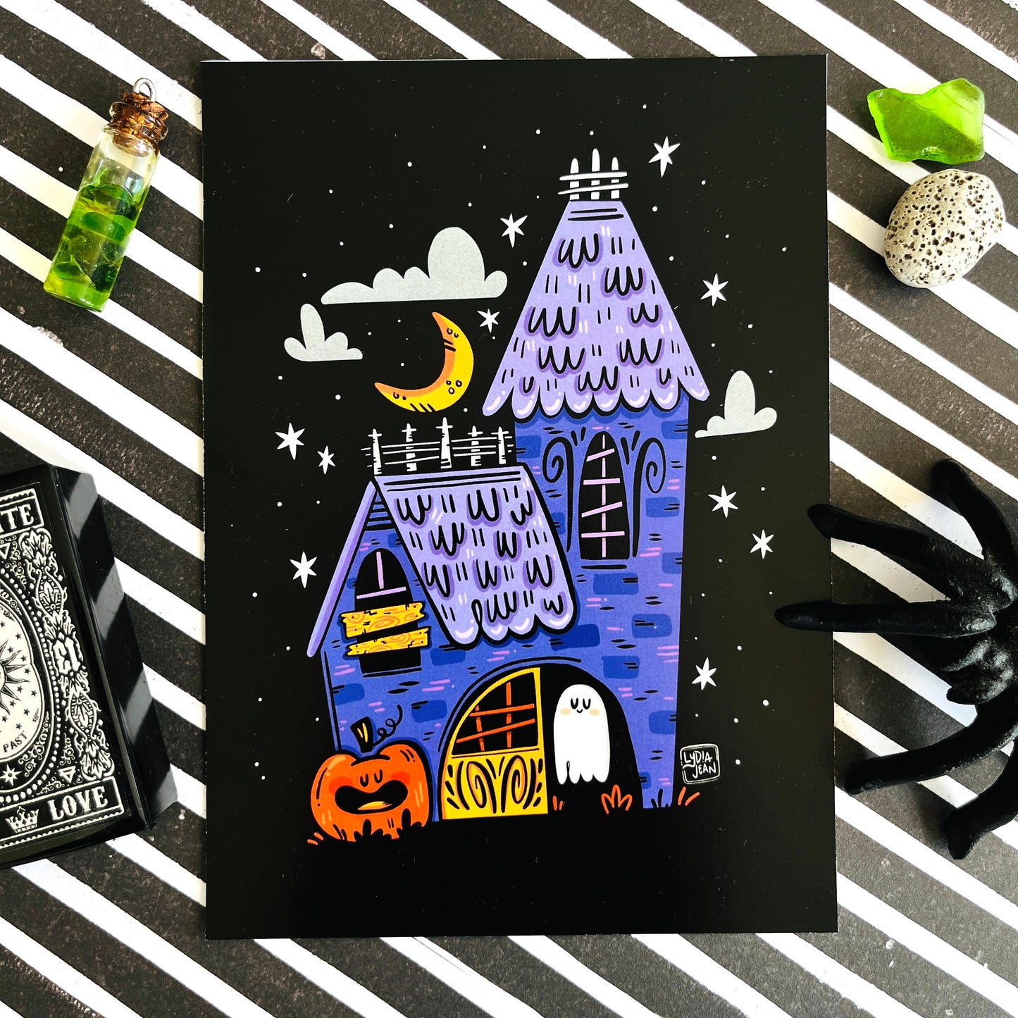 Haunted House Art Print
