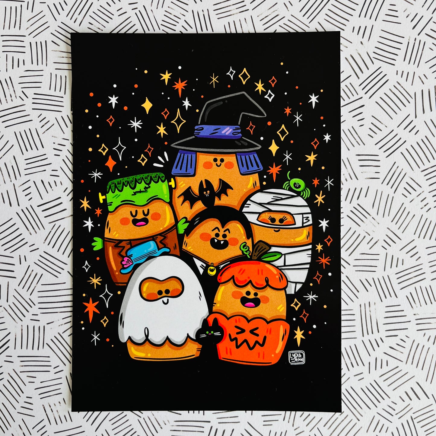 Spooky Nugz Art Print