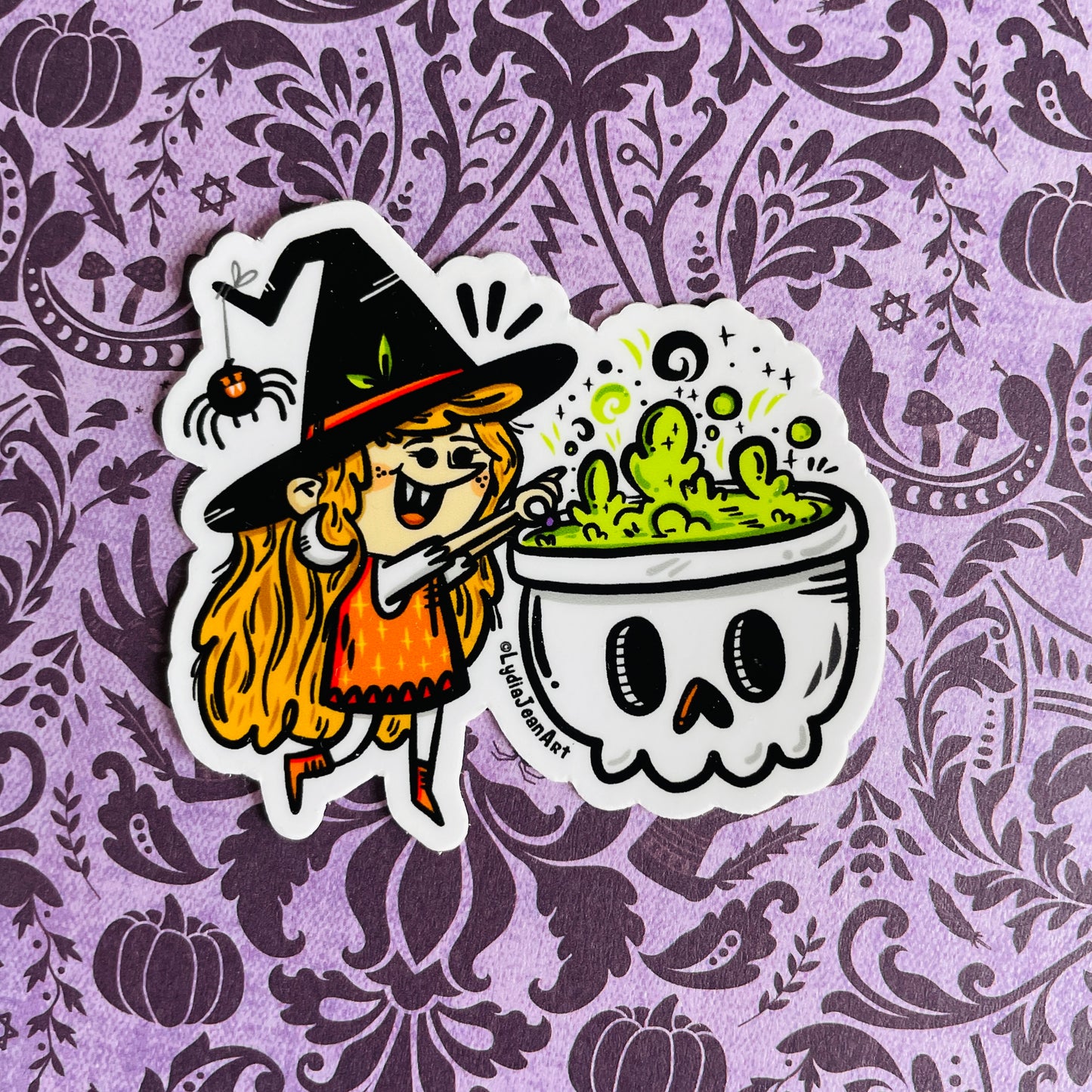 Little Witch Vinyl Sticker
