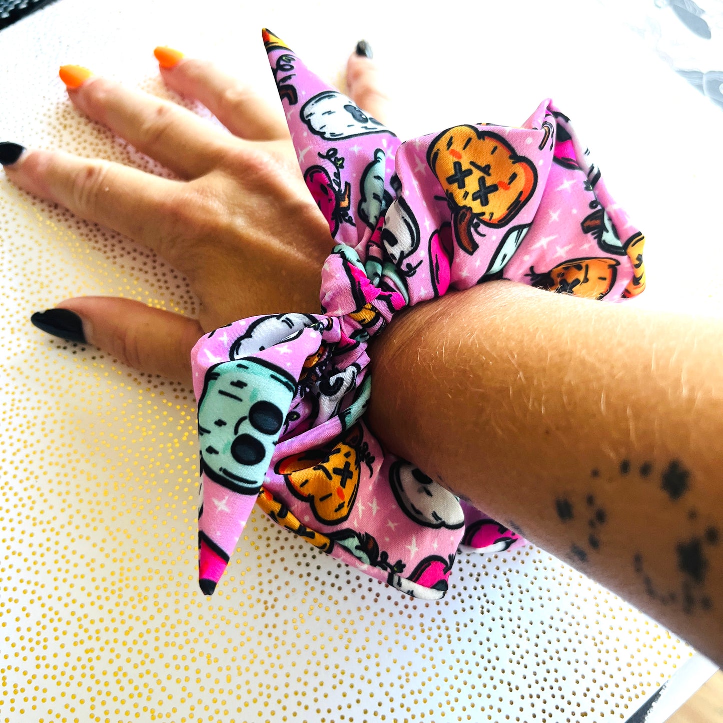 Pumpkin Patch Scrunchie