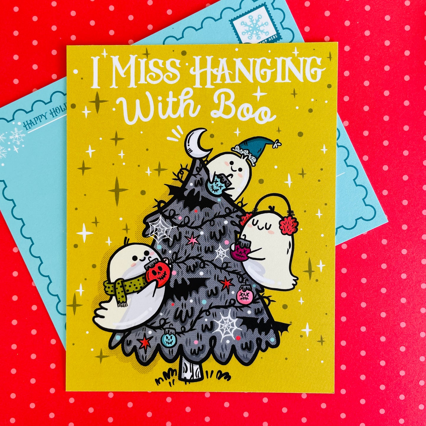 Spooky Christmas Postcard Set