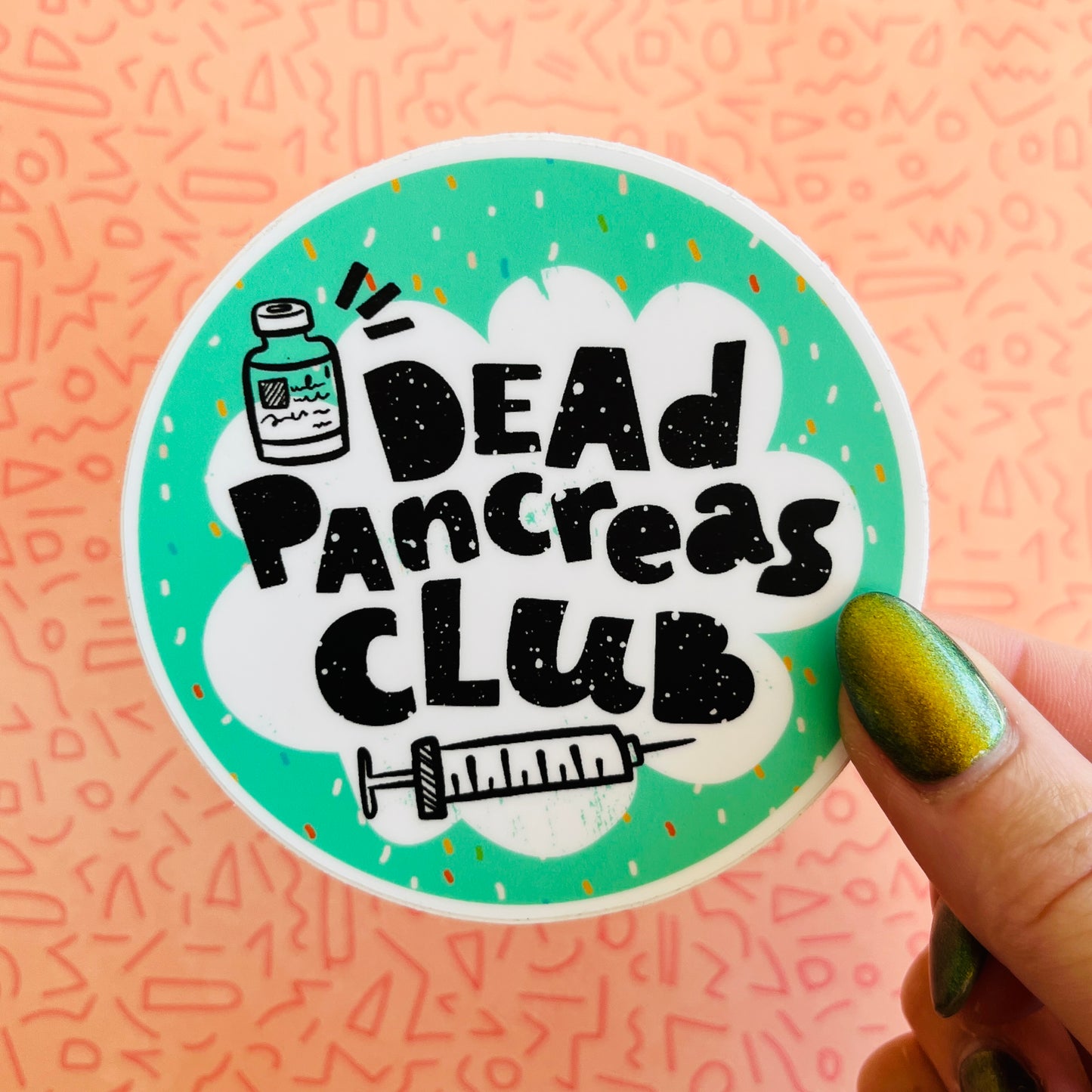 Dead Pancreas Club Vinyl Sticker