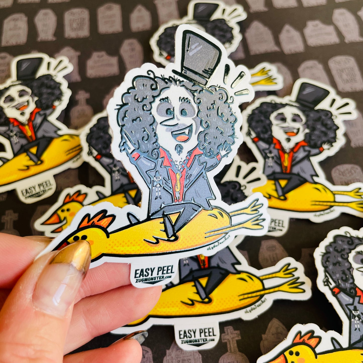 Ghoulie Host Vinyl Sticker