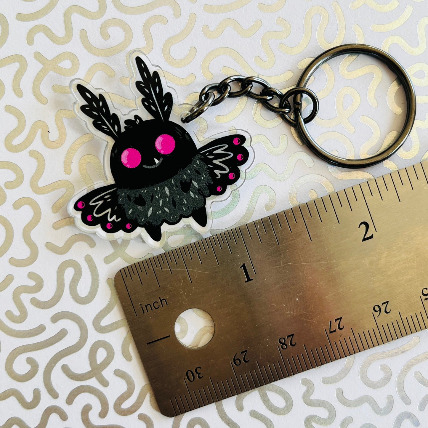 Lil Mothman Keychain