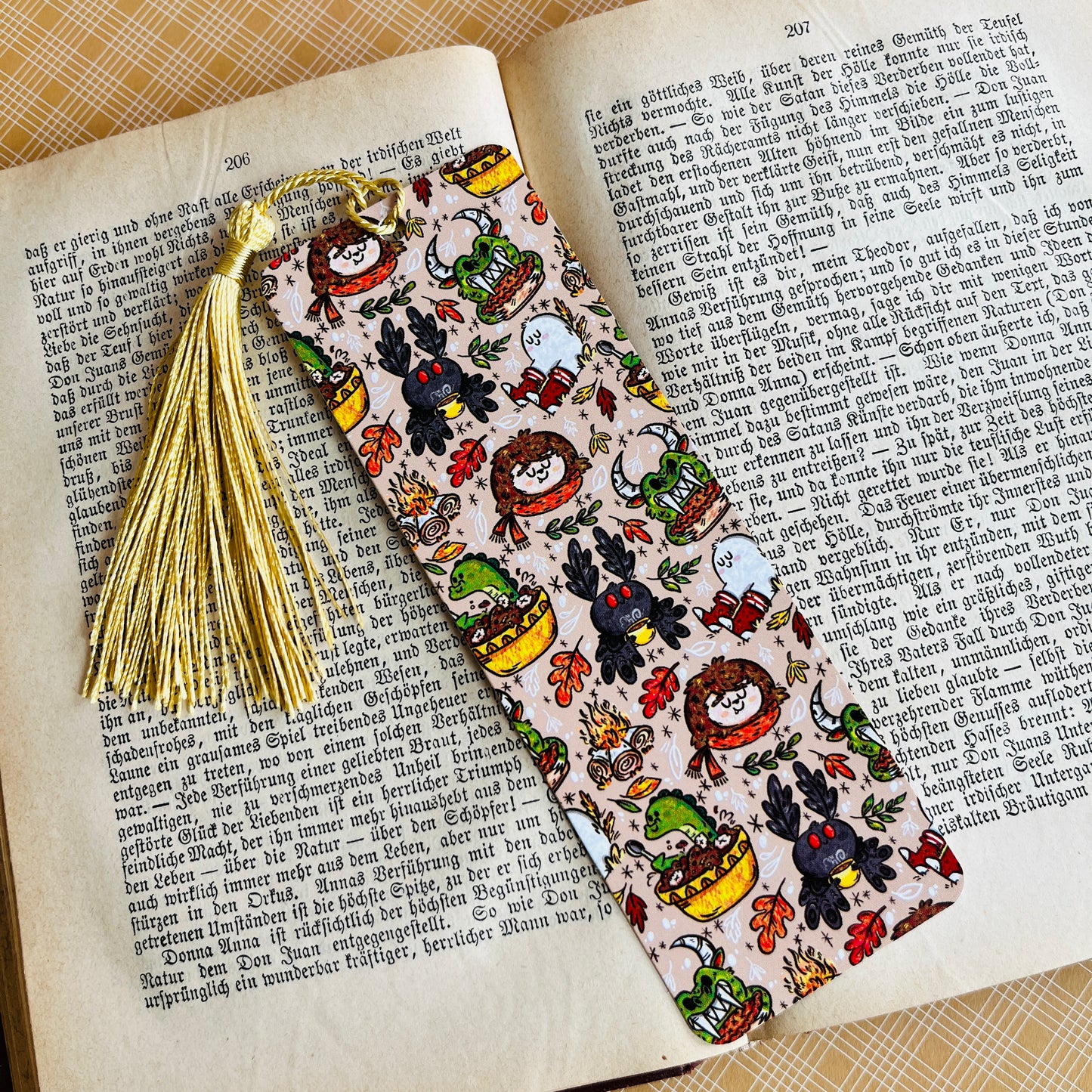 Fall Cryptids Bookmark