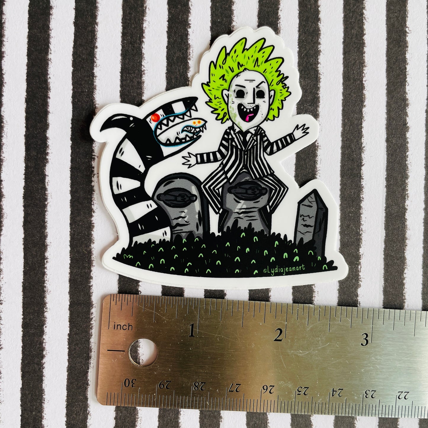 "Ghost with the Most" Vinyl Sticker