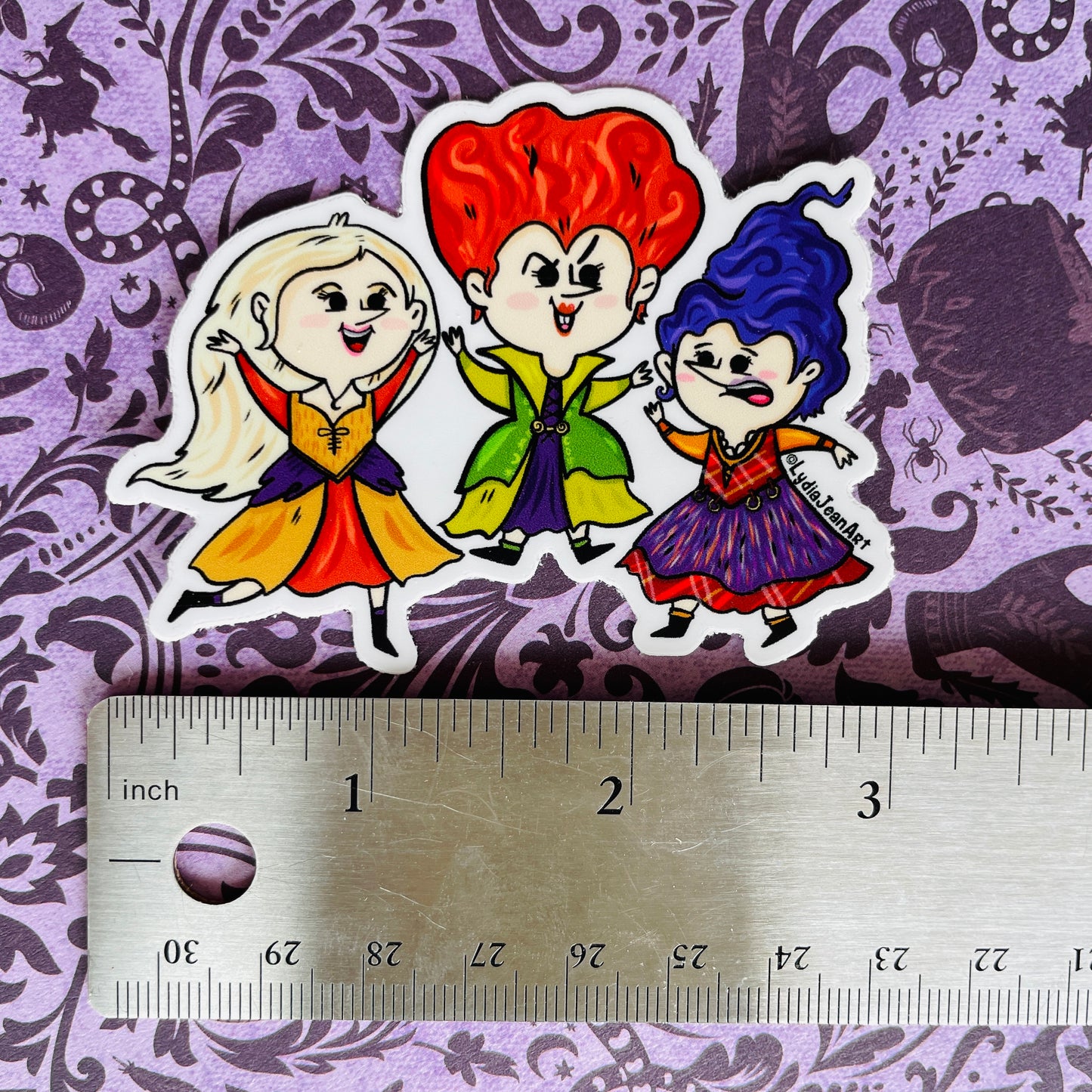 "Witch Sisters" Vinyl Sticker