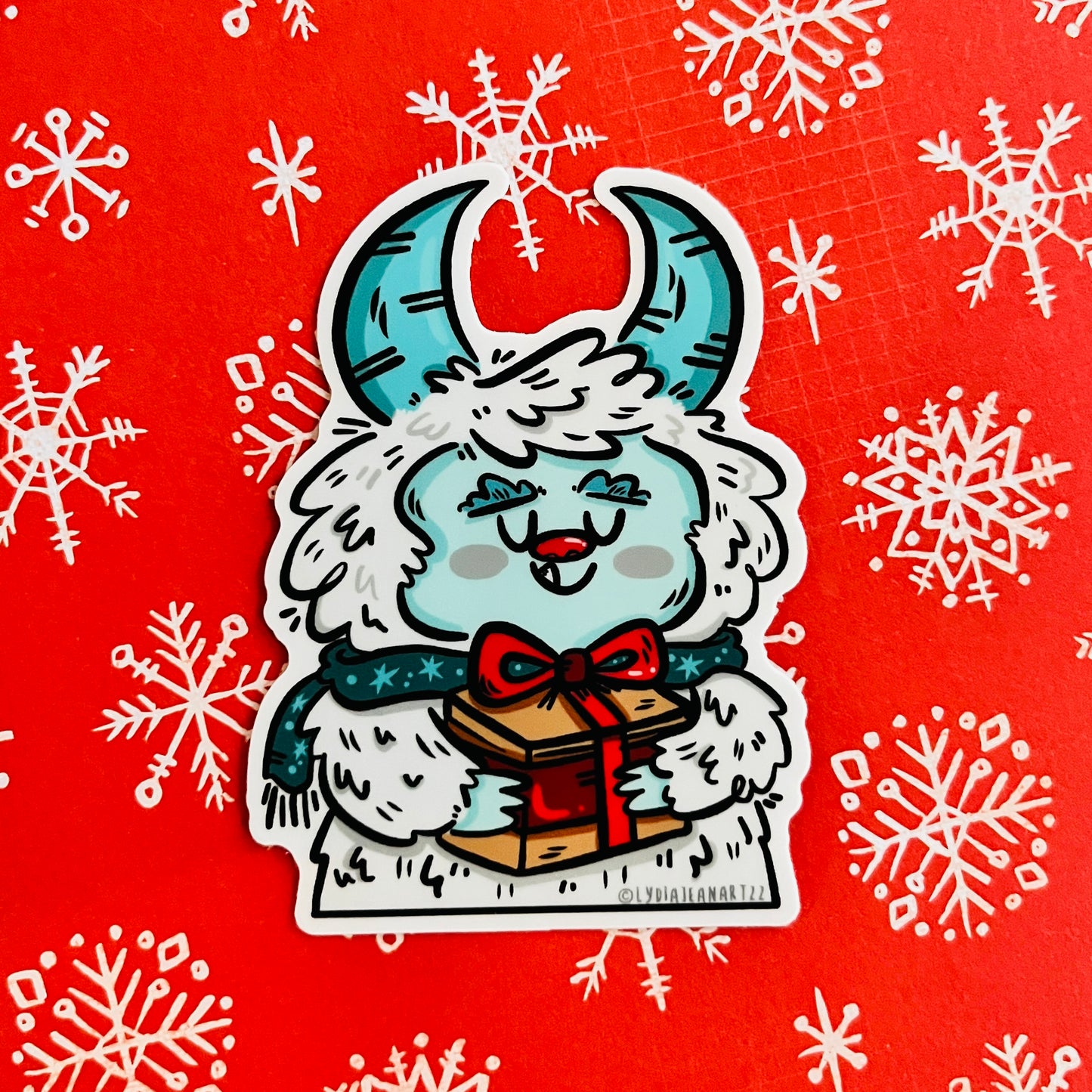 Holiday Yetis Vinyl Sticker Singles or Set