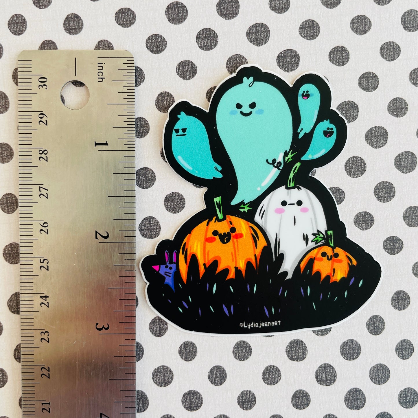"Haunted Pumpkin Patch" Vinyl Sticker