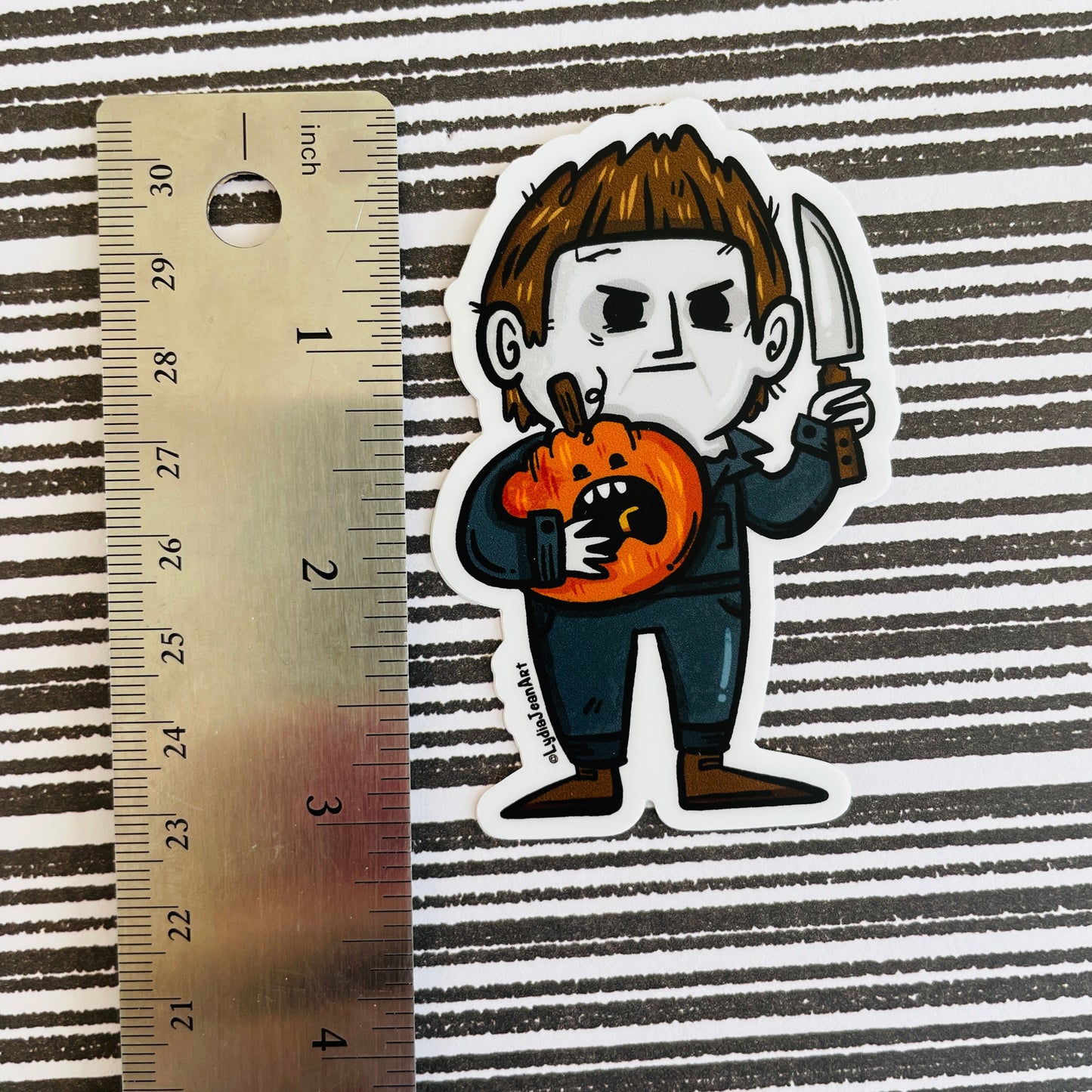 "Halloween Slasher" Vinyl Sticker