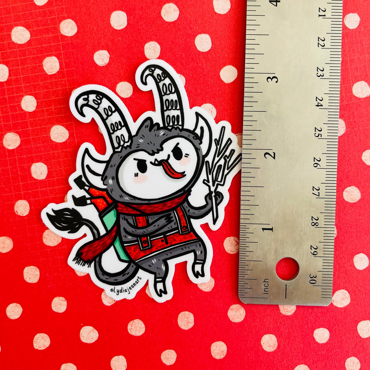 "Krampus" Vinyl Sticker
