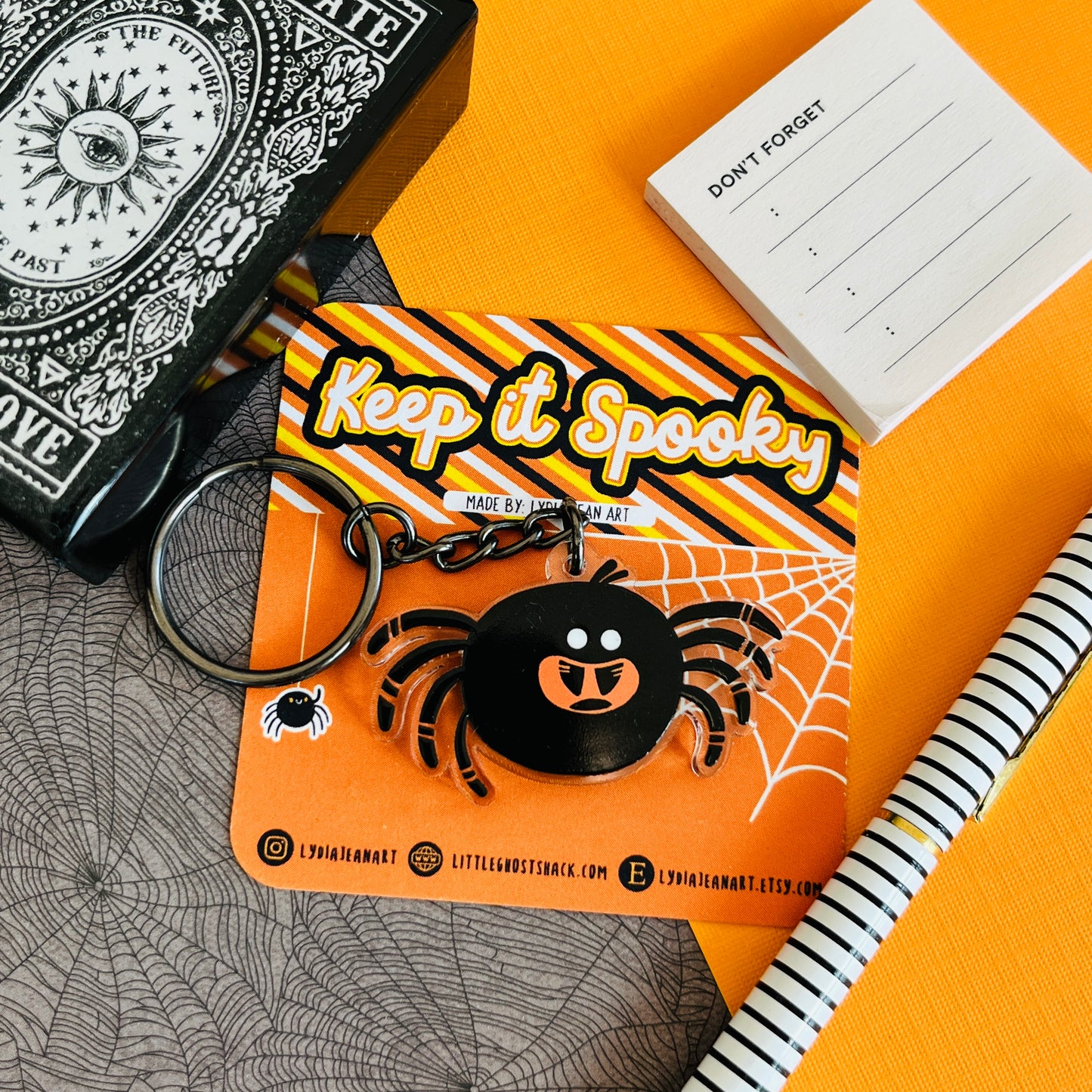 Little Spider Acrylic Keychain
