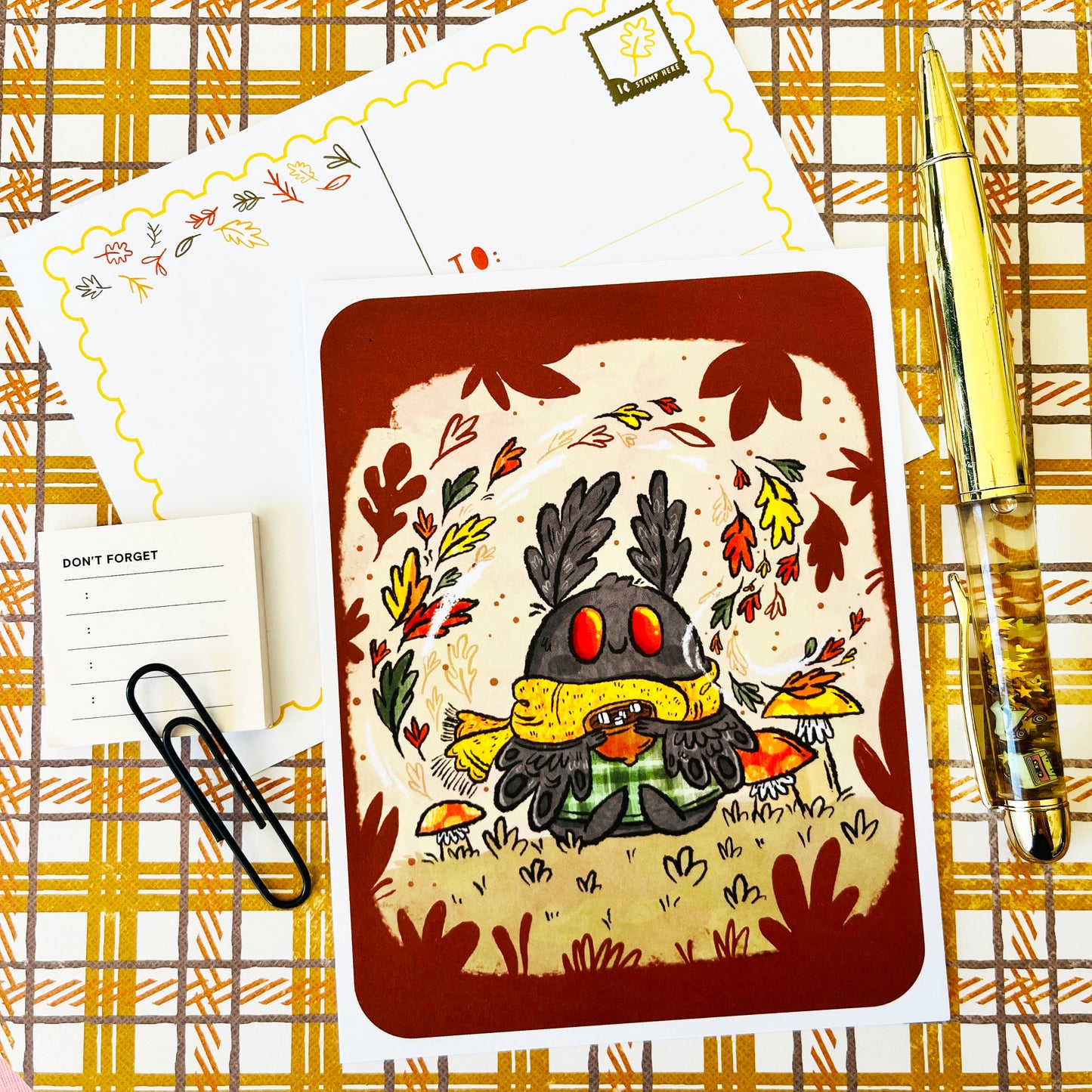 Cozy Mothman Postcard Set