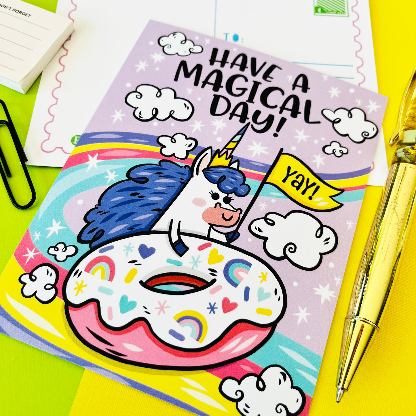 Magical Day Unicorn Postcard Set