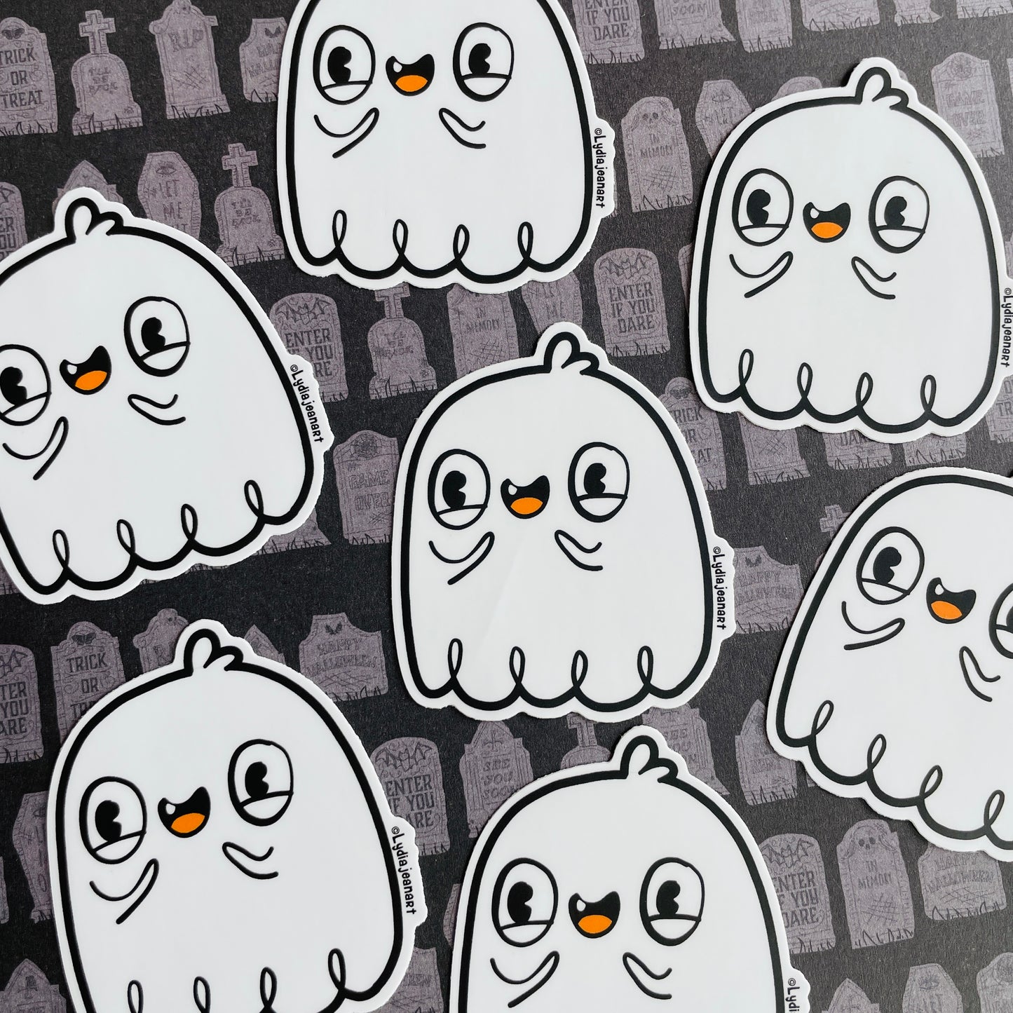 OMGhost Ghost Vinyl Sticker