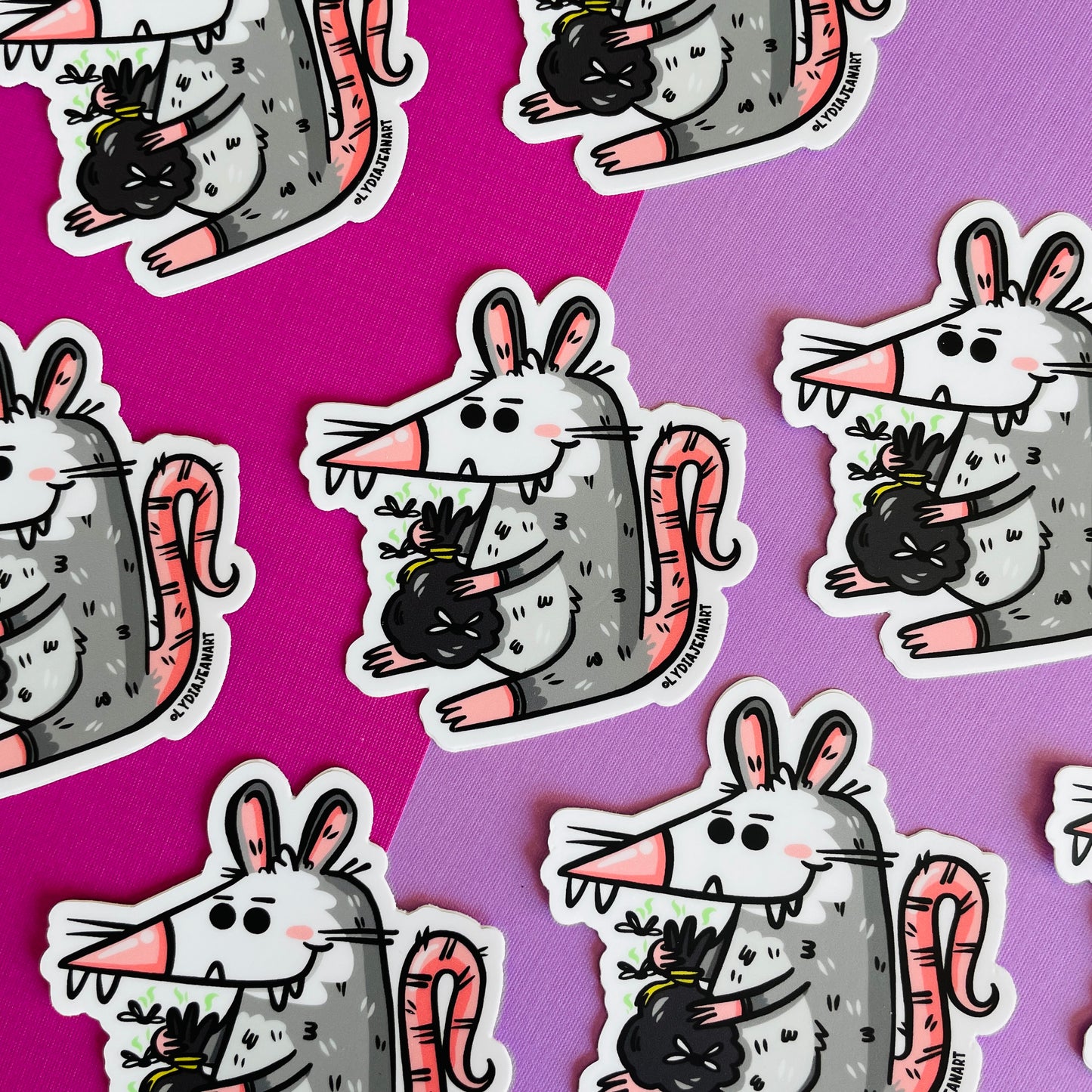 Trash Possum Vinyl Sticker