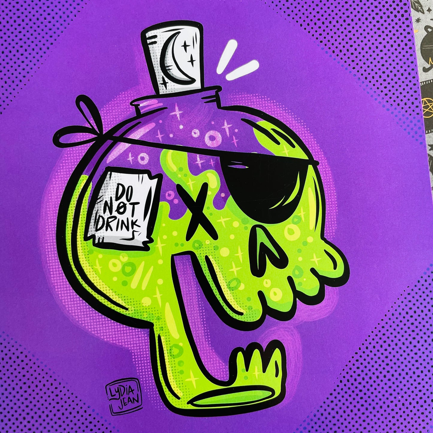 "Skull Potion" Art Print