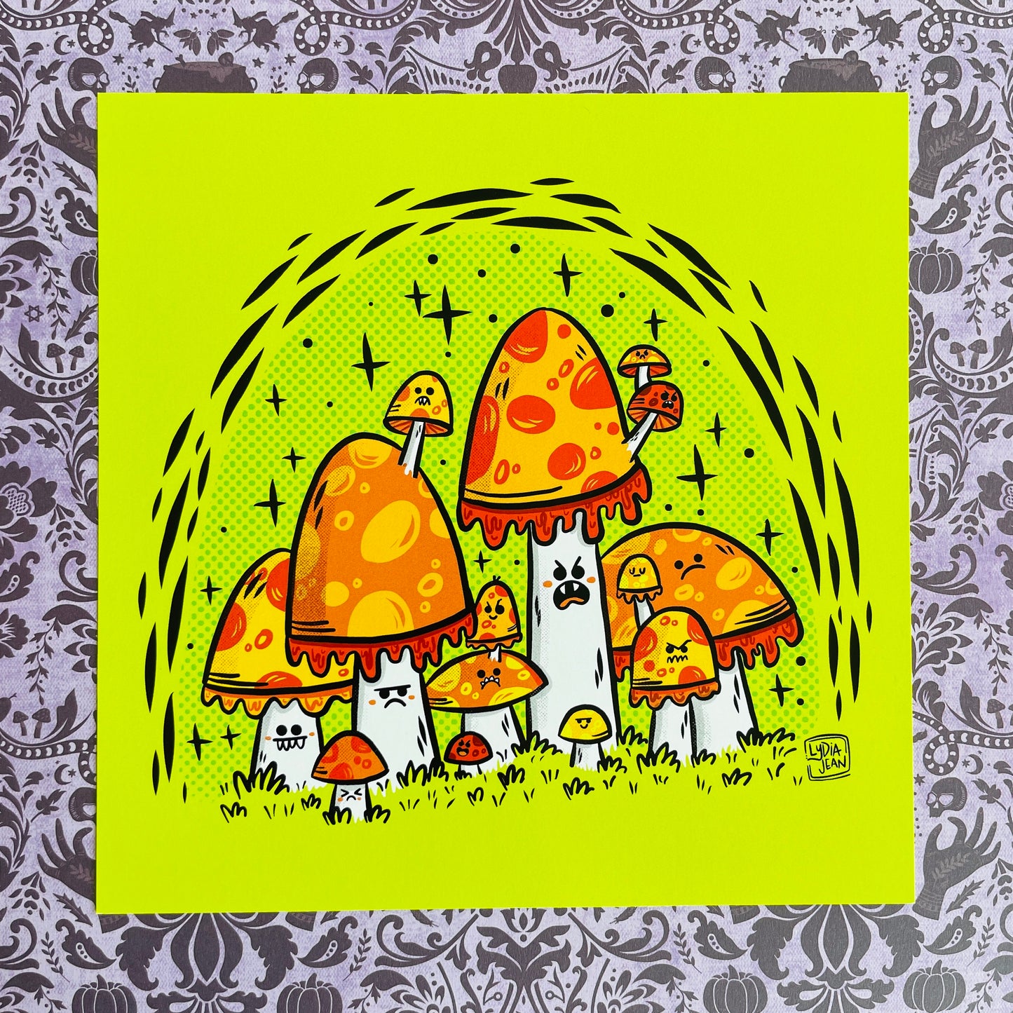 "Poisonous Toadstools" Art Print