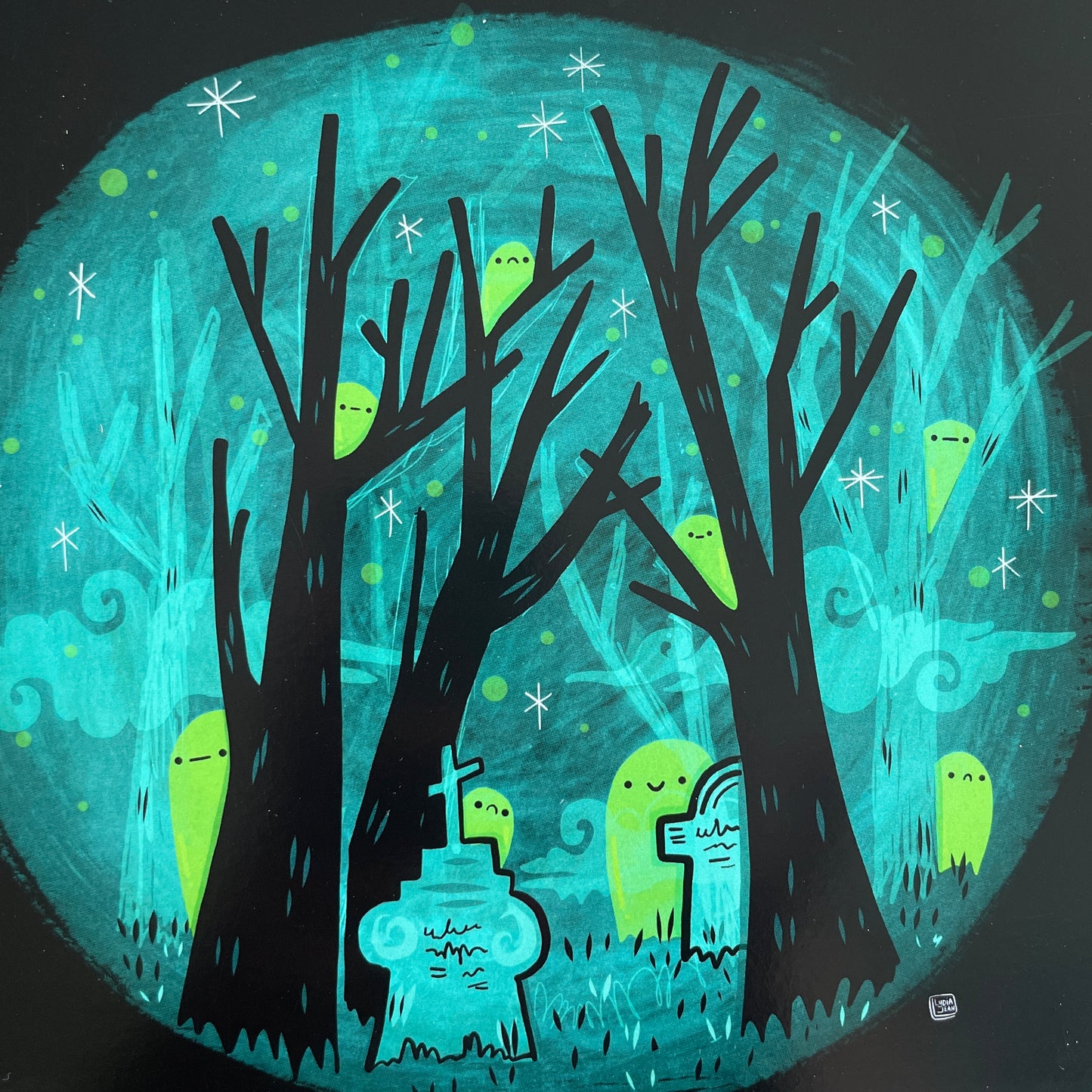 "Haunted Forest" Art Print