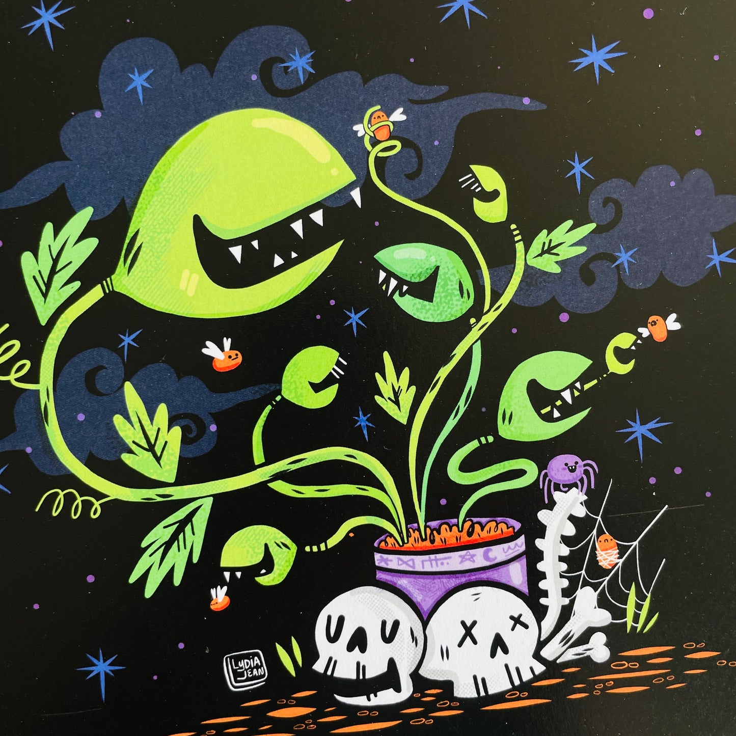 "Man Eating Plant" Art Print
