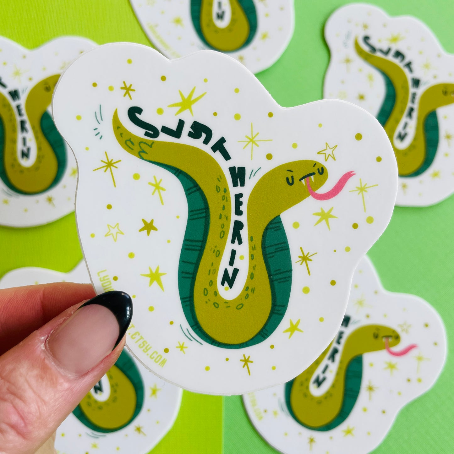 "Ambitious Snake House" Vinyl Sticker