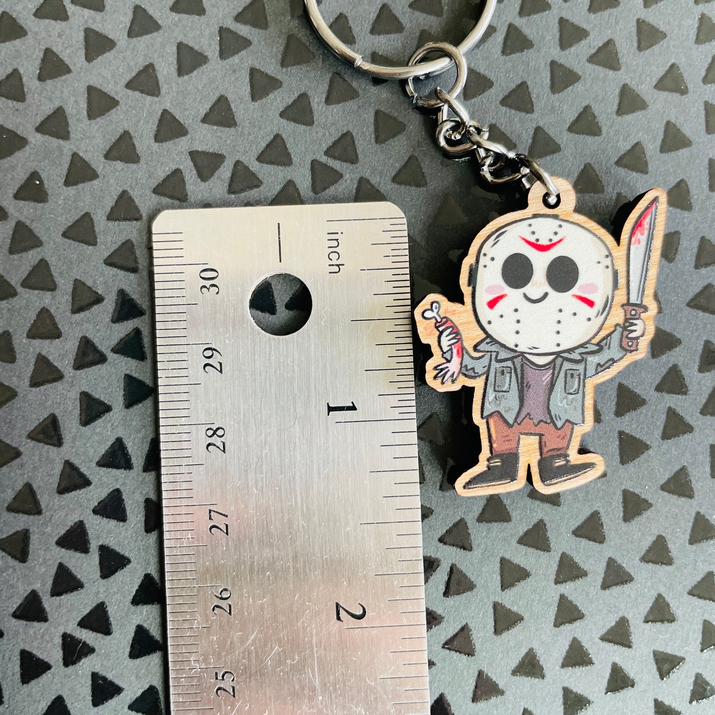 Lil Jason Wooden Keychain
