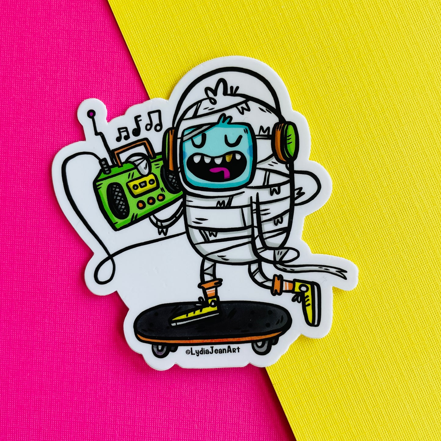 Mummy Rap Vinyl Sticker