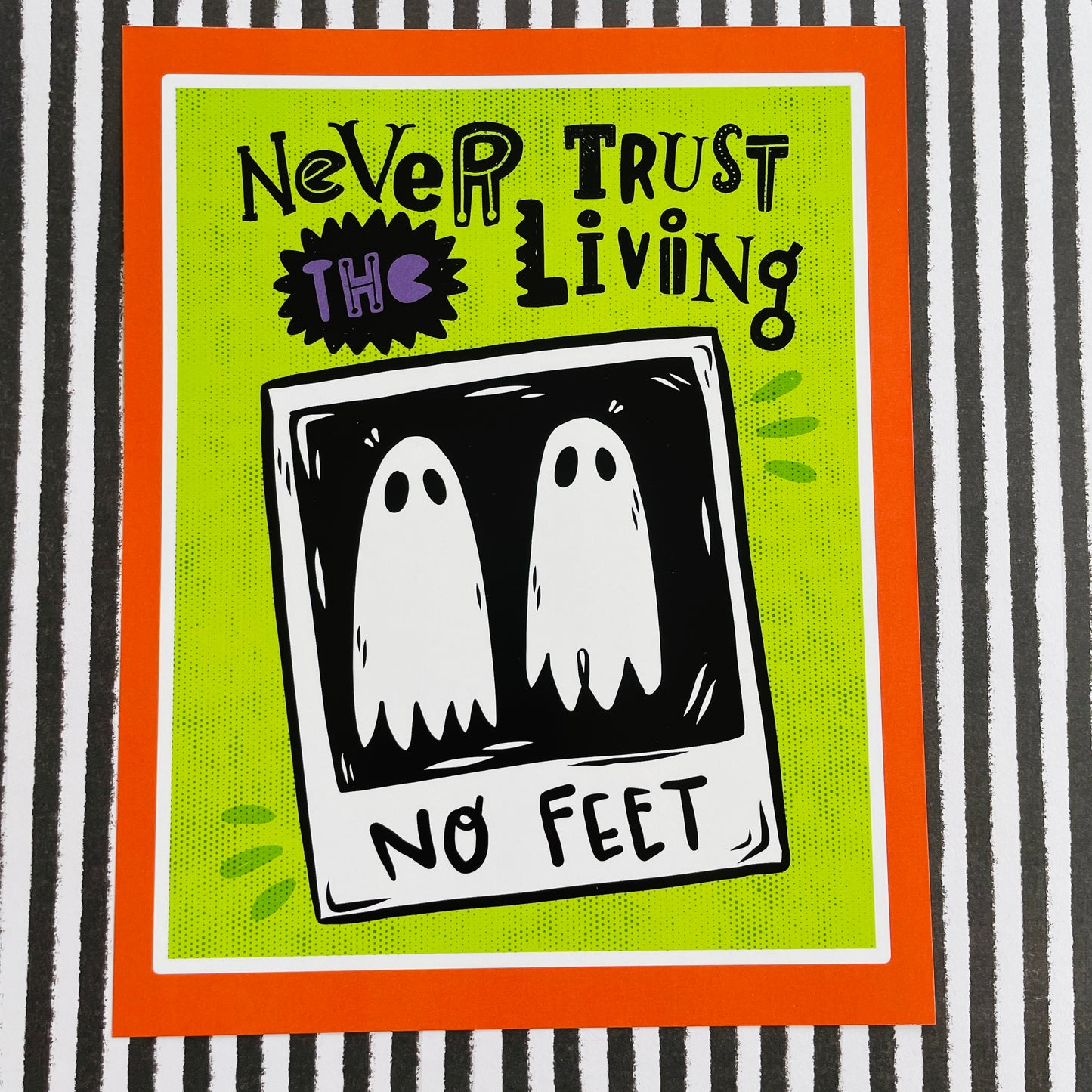 No Feet Art Print