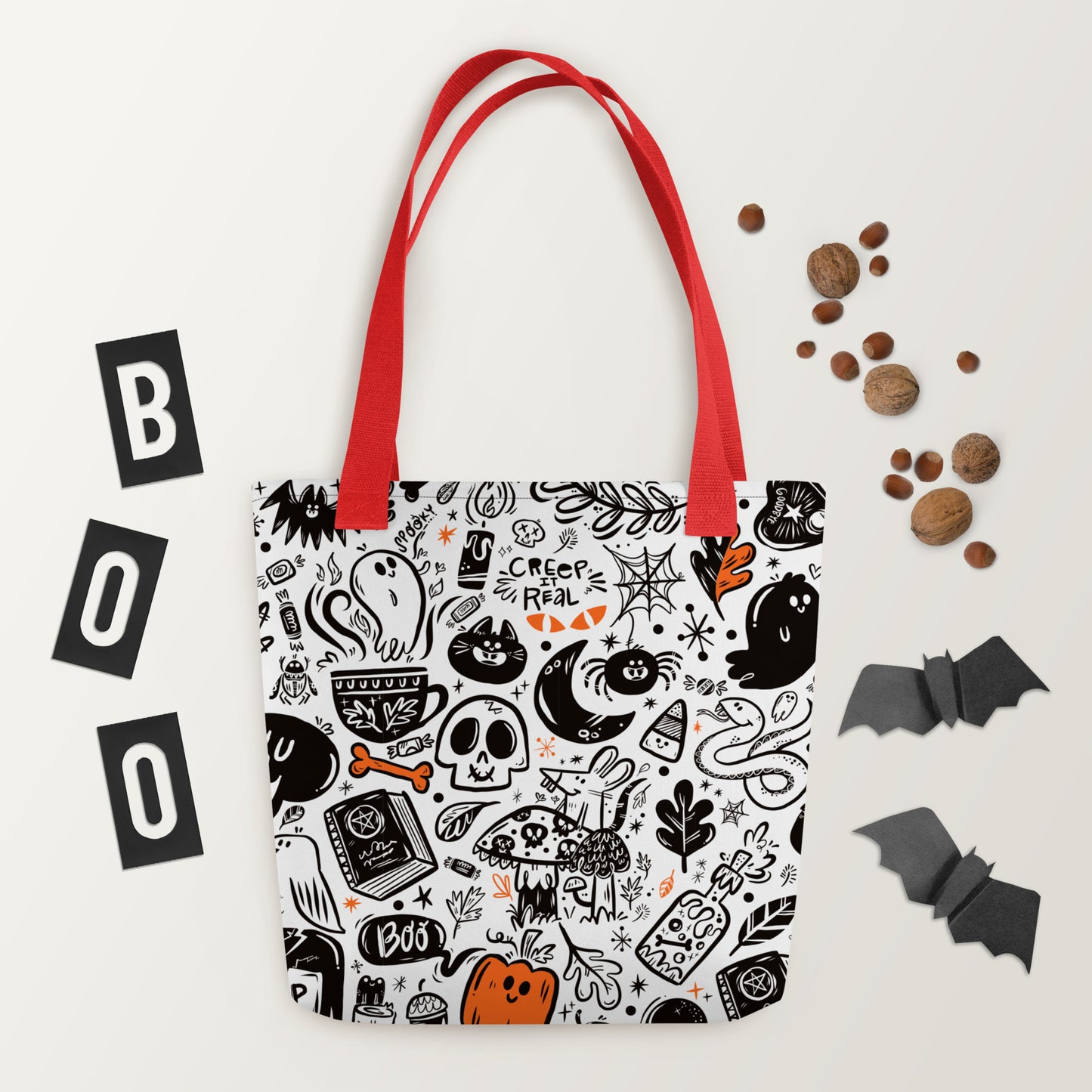 Spooky Stuff Tote bag - White