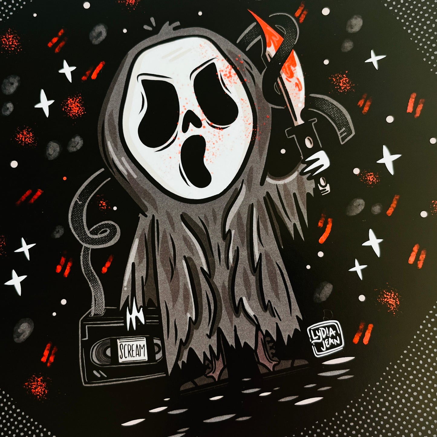 Movies are a Scream Art Print