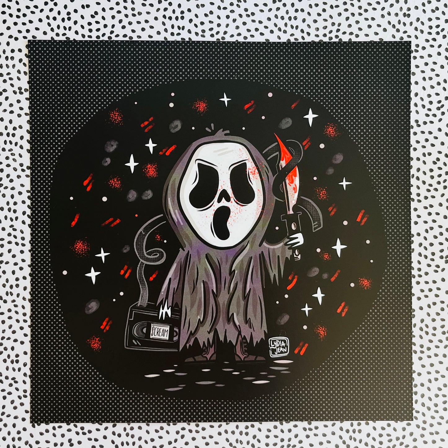 Movies are a Scream Art Print